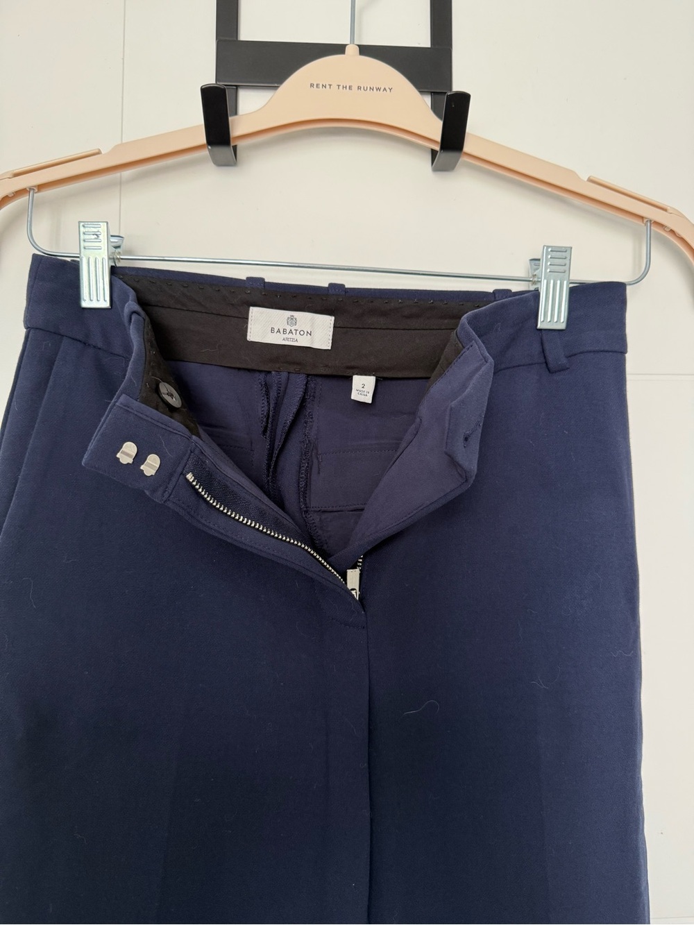 Aritzia Navy Tailored Women's Trousers